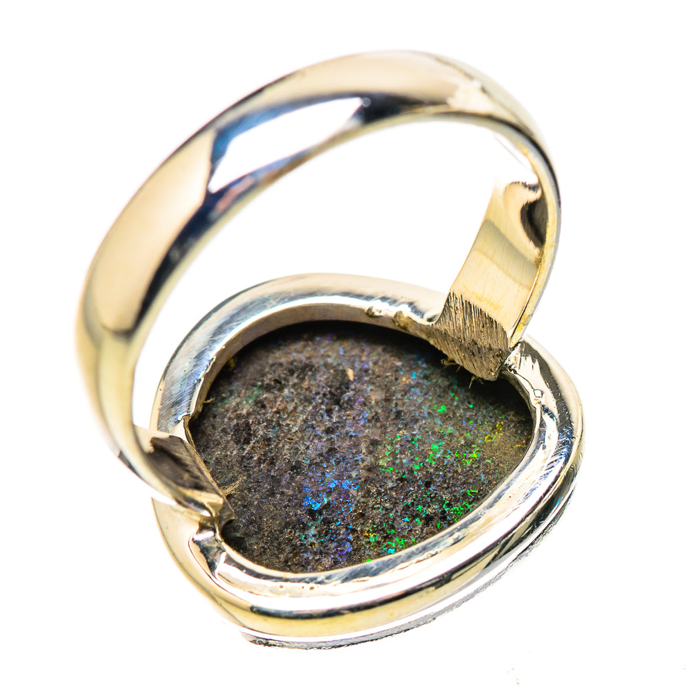 Andamooka Opal Rings handcrafted by Anasilvercos - RING131610 - Photo 3