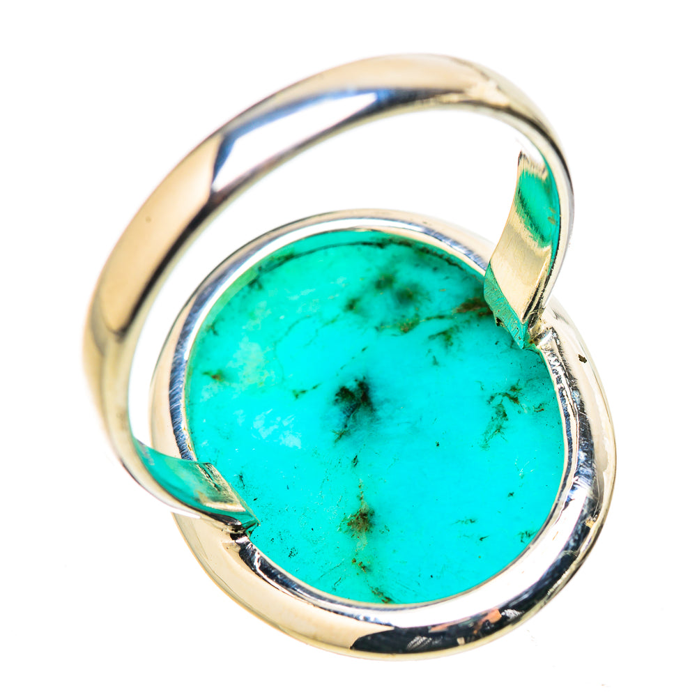 Peruvian Amazonite Rings handcrafted by Anasilvercos - RING131611 - Photo 3