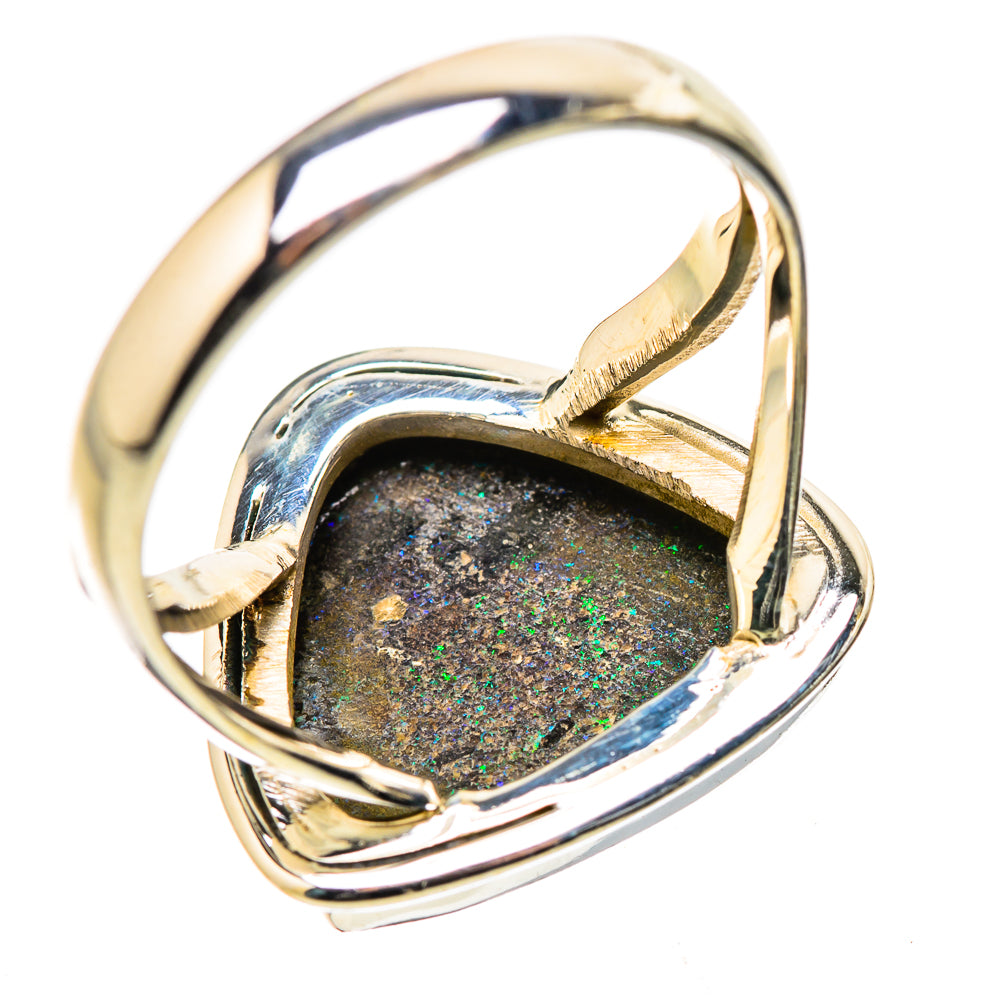 Andamooka Opal Rings handcrafted by Anasilvercos - RING131617 - Photo 3