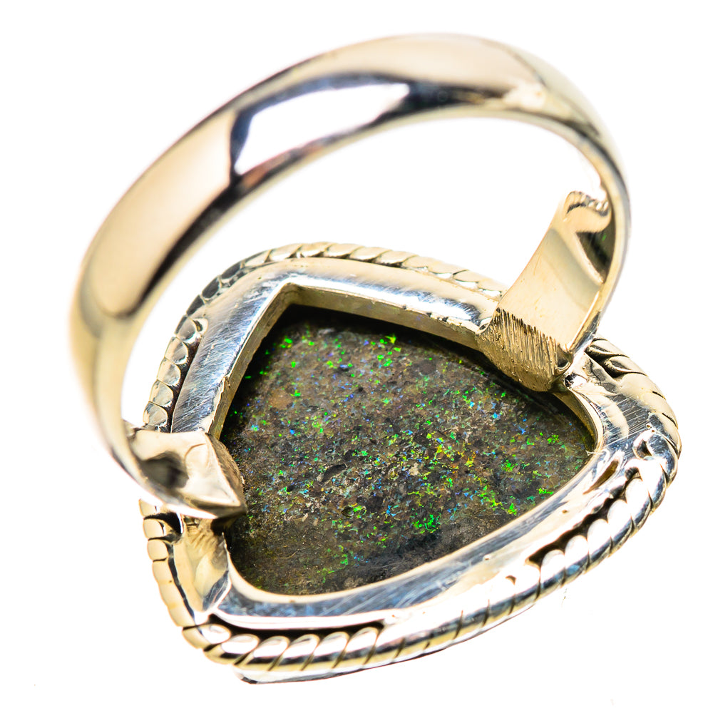 Andamooka Opal Rings handcrafted by Anasilvercos - RING131624 - Photo 3