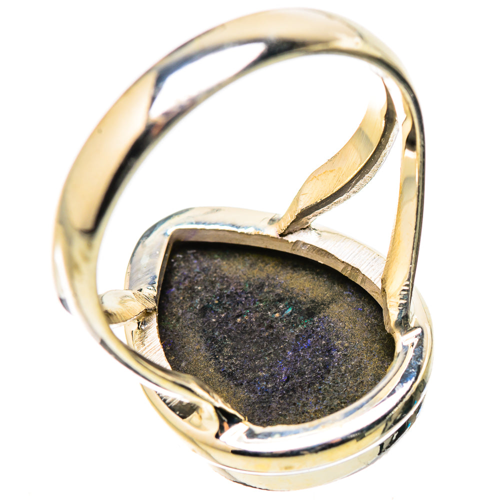 Andamooka Opal Rings handcrafted by Anasilvercos - RING131630 - Photo 3