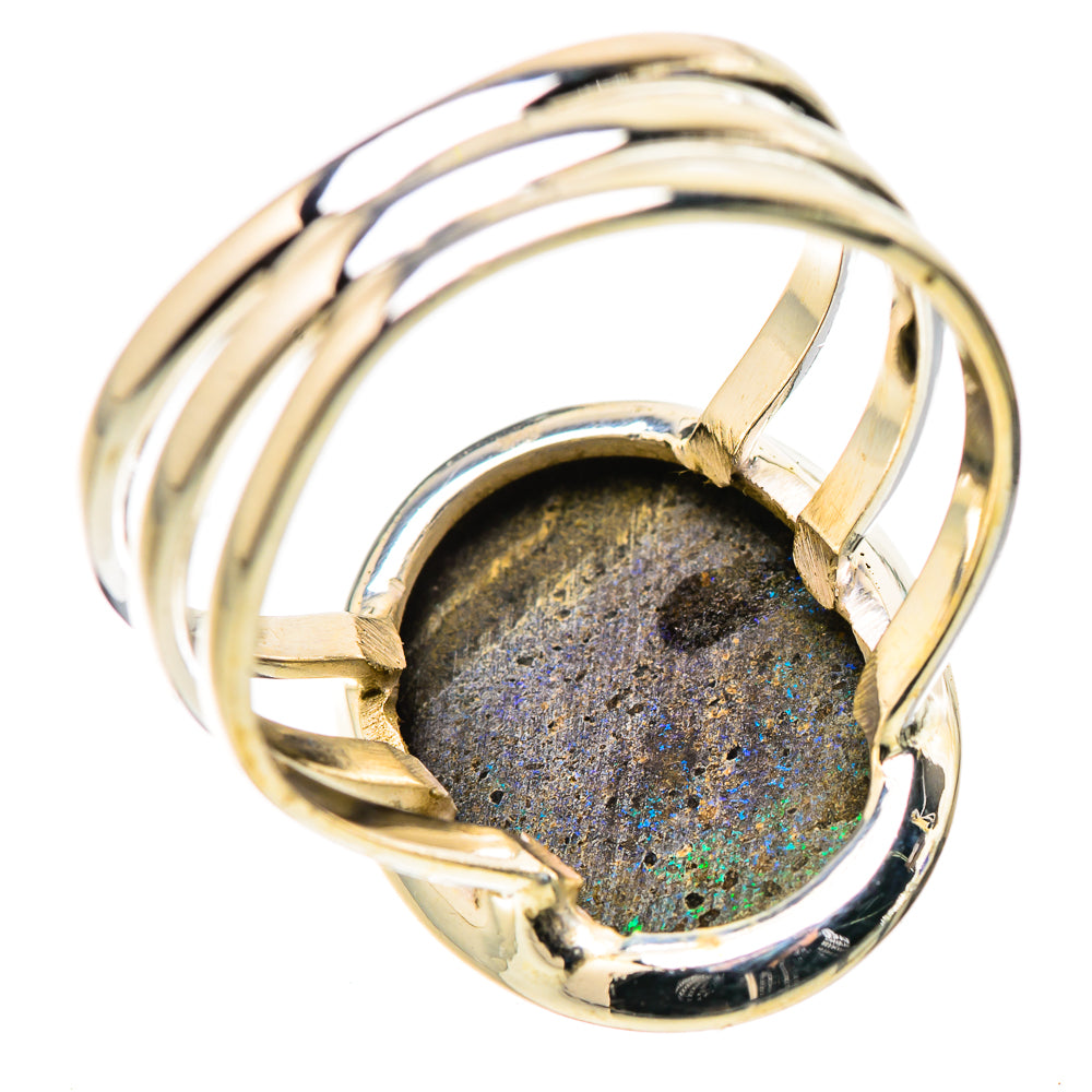 Andamooka Opal Rings handcrafted by Anasilvercos - RING131631 - Photo 3