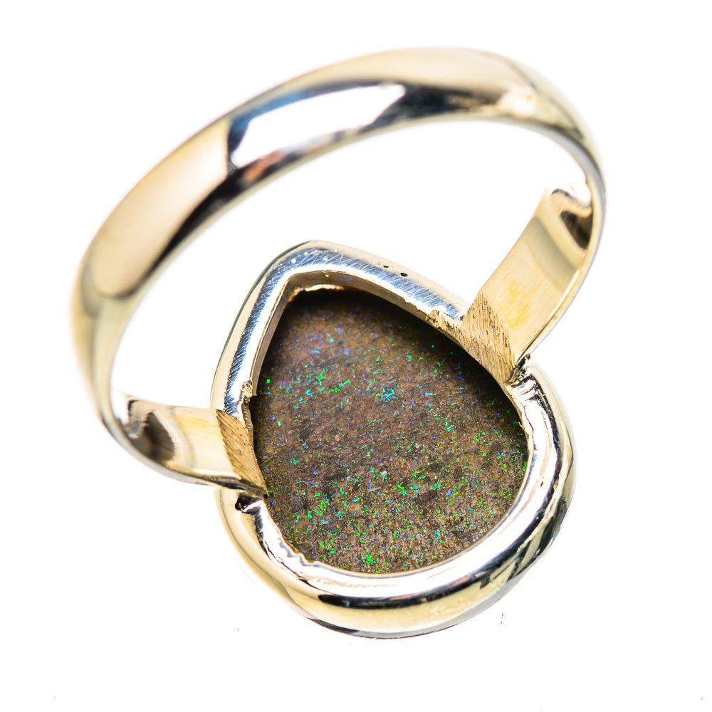 Andamooka Opal Rings handcrafted by Anasilvercos - RING131633 - Photo 3