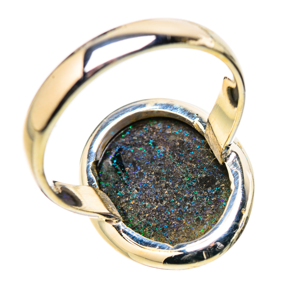 Andamooka Opal Rings handcrafted by Anasilvercos - RING131634 - Photo 3