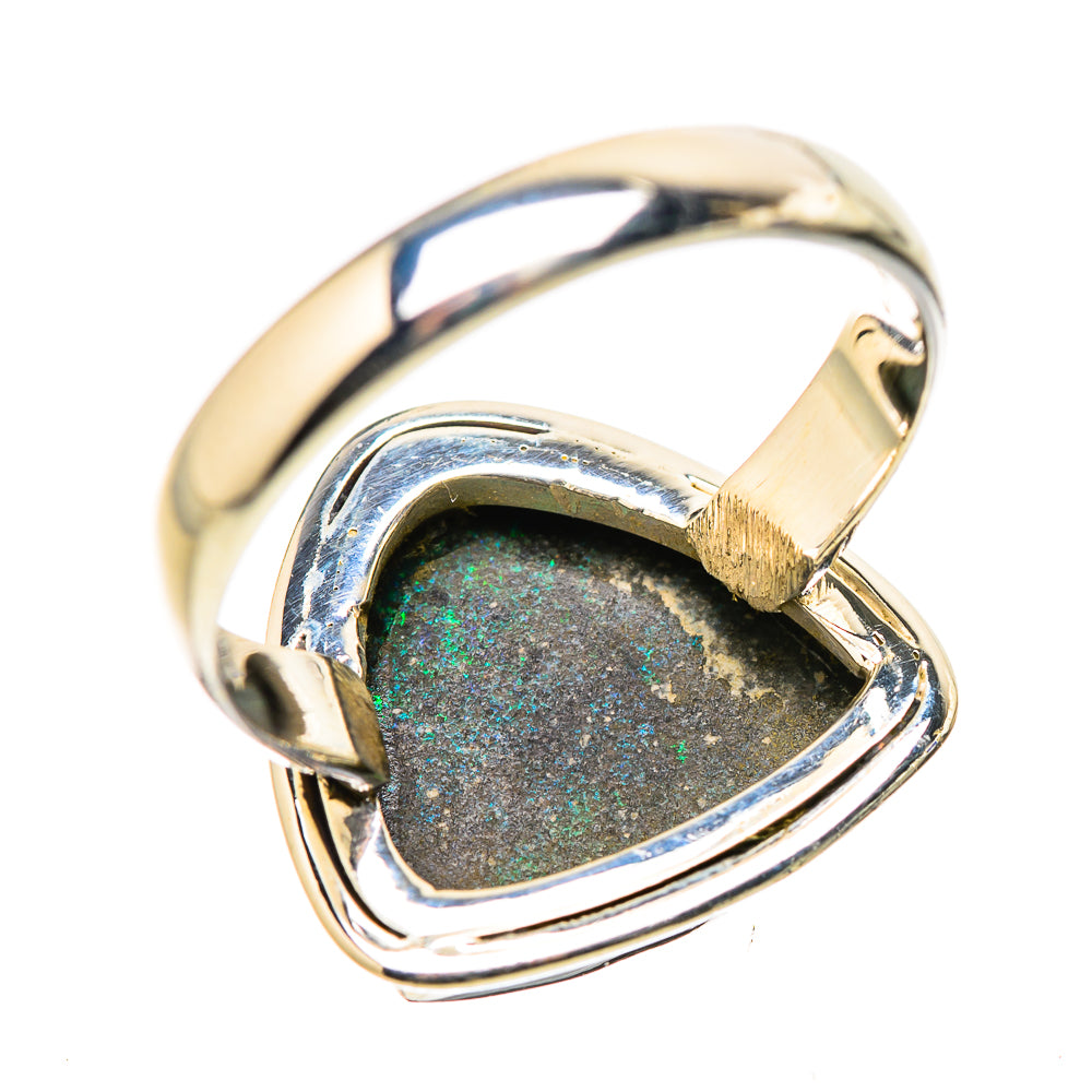 Andamooka Opal Rings handcrafted by Anasilvercos - RING131636 - Photo 3