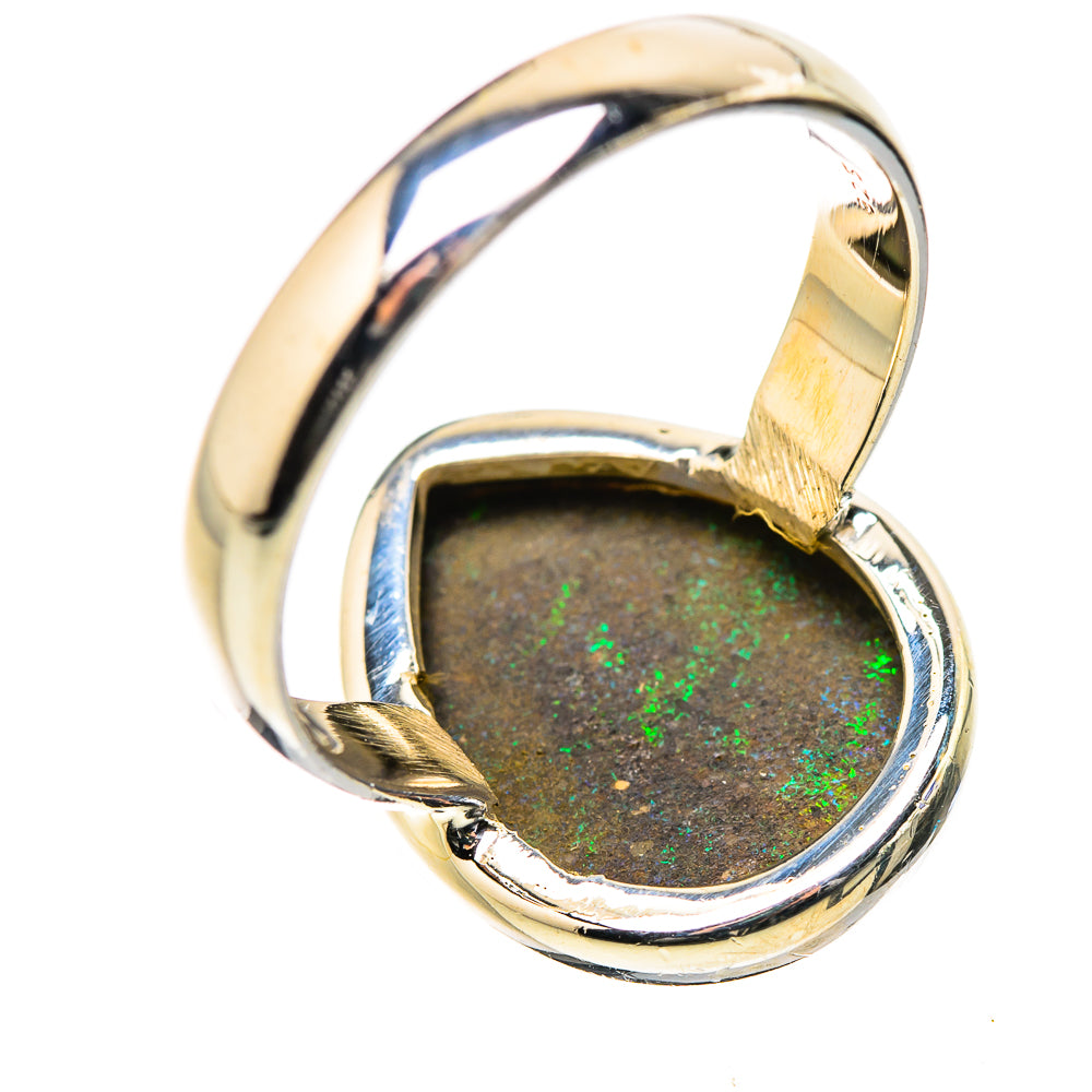 Andamooka Opal Rings handcrafted by Anasilvercos - RING131637 - Photo 3