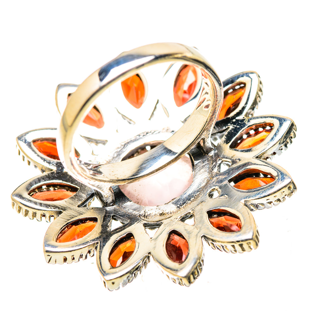 Rose Quartz Rings handcrafted by Anasilvercos - RING131644 - Photo 3