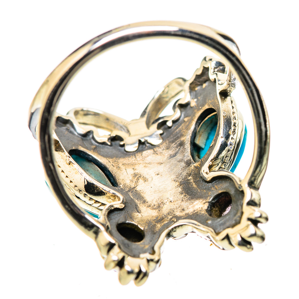Sleeping Beauty Turquoise Rings handcrafted by Anasilvercos - RING131663 - Photo 3