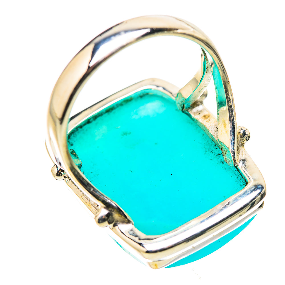 Peruvian Amazonite Rings handcrafted by Anasilvercos - RING131673 - Photo 3