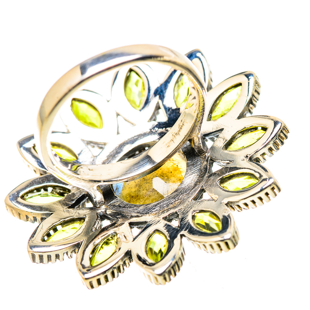 Labradorite Rings handcrafted by Anasilvercos - RING131684 - Photo 3