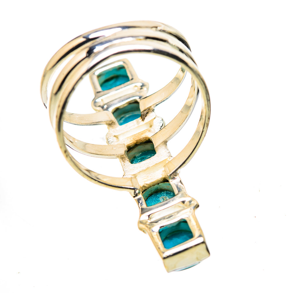Sleeping Beauty Turquoise Rings handcrafted by Anasilvercos - RING131692 - Photo 3