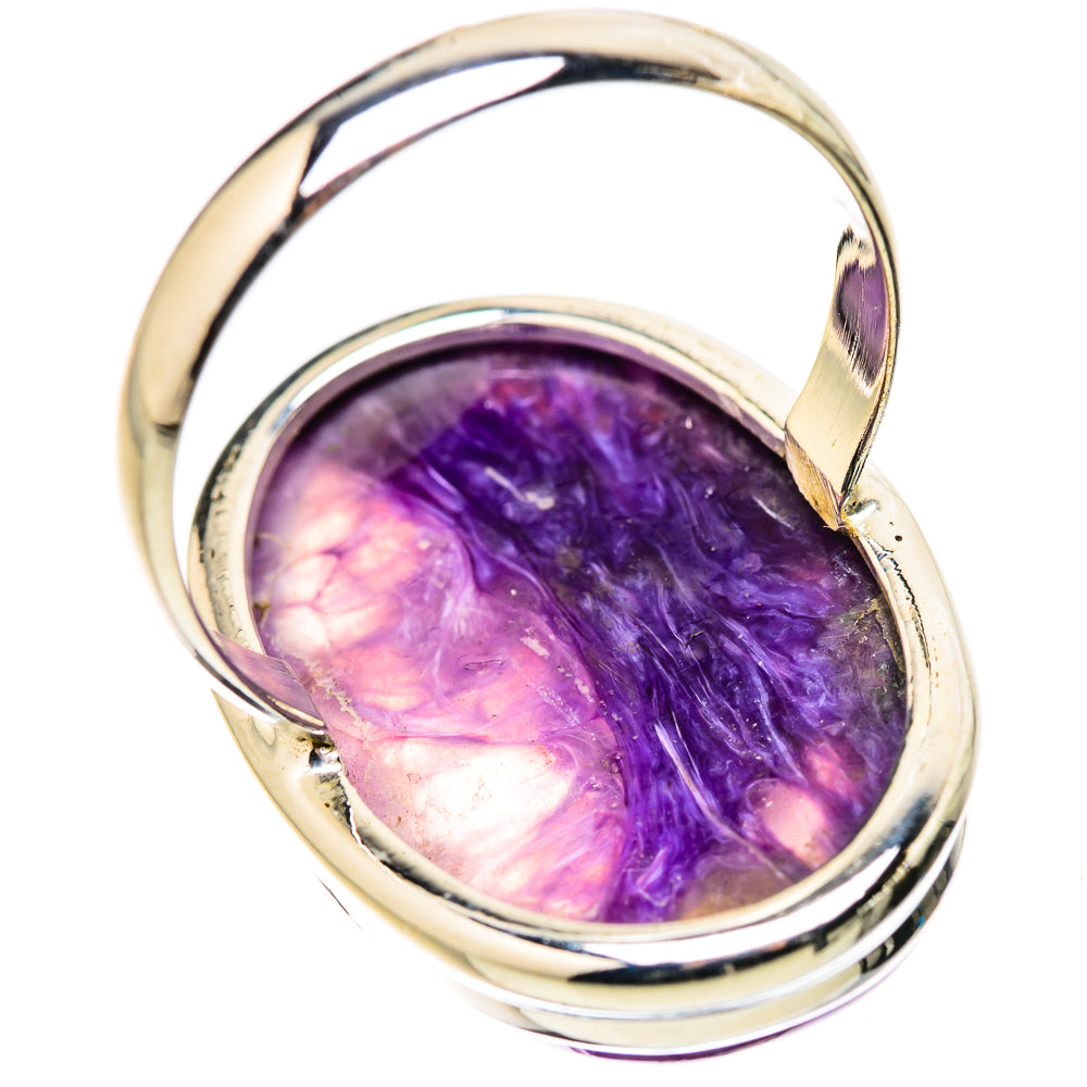 Charoite Rings handcrafted by Anasilvercos - RING131695 - Photo 3