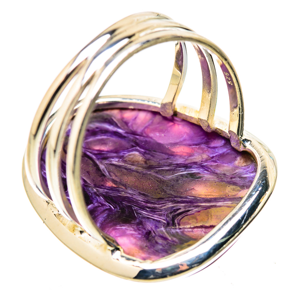 Charoite Rings handcrafted by Anasilvercos - RING131712 - Photo 3