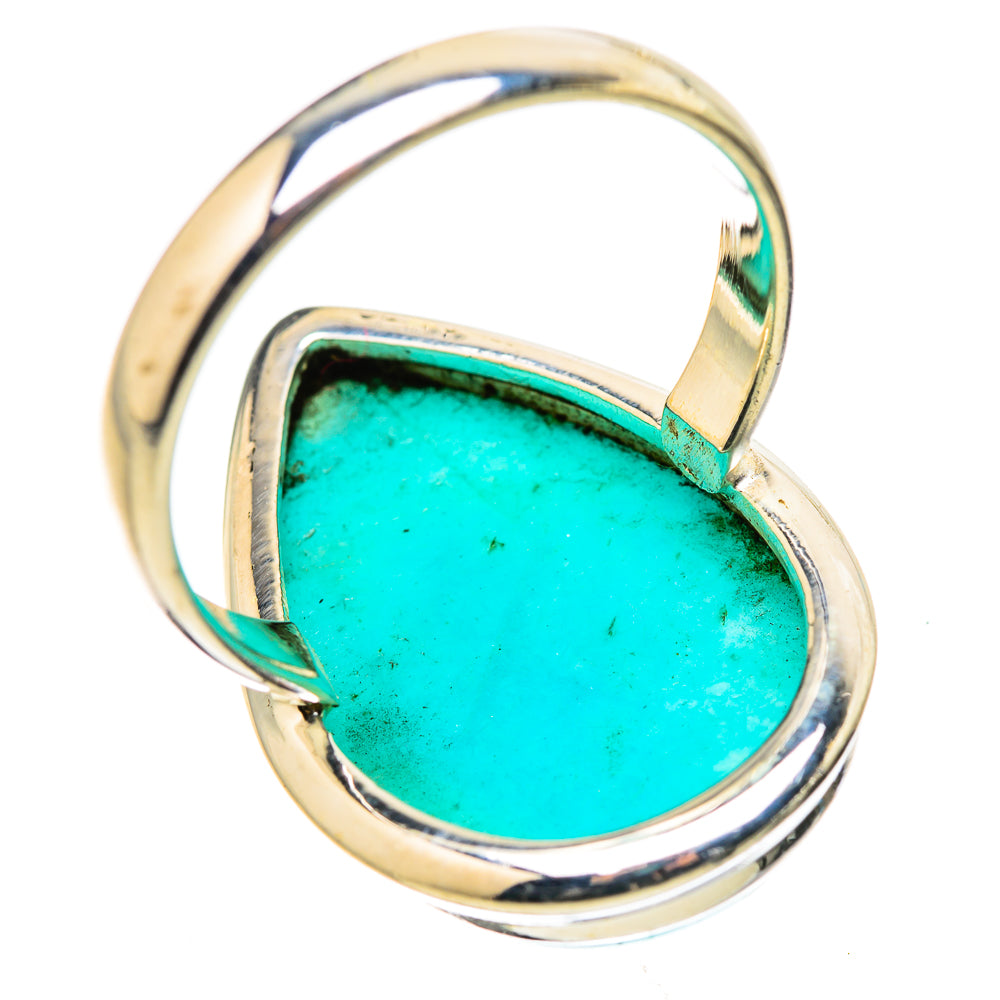 Peruvian Amazonite Rings handcrafted by Anasilvercos - RING131724 - Photo 3