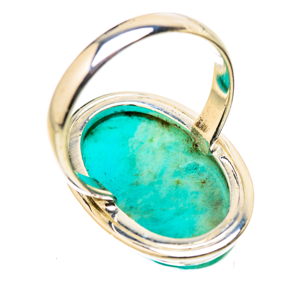 Peruvian Amazonite Rings handcrafted by Anasilvercos - RING131727 - Photo 3