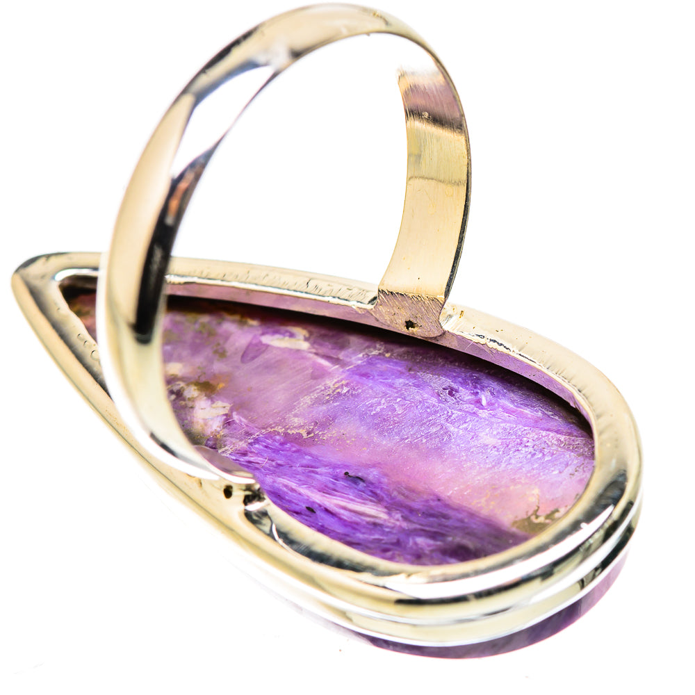 Charoite Rings handcrafted by Anasilvercos - RING131732 - Photo 3