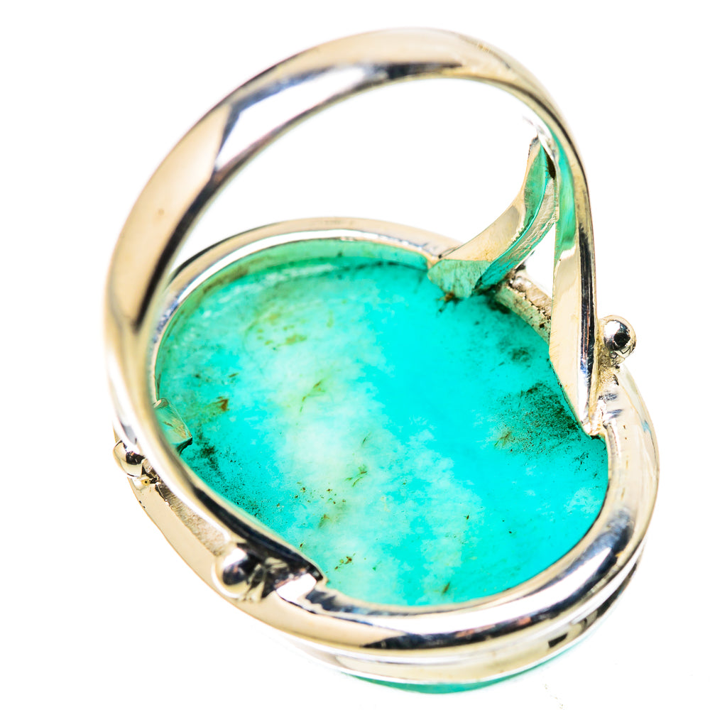 Peruvian Amazonite Rings handcrafted by Anasilvercos - RING131738 - Photo 3
