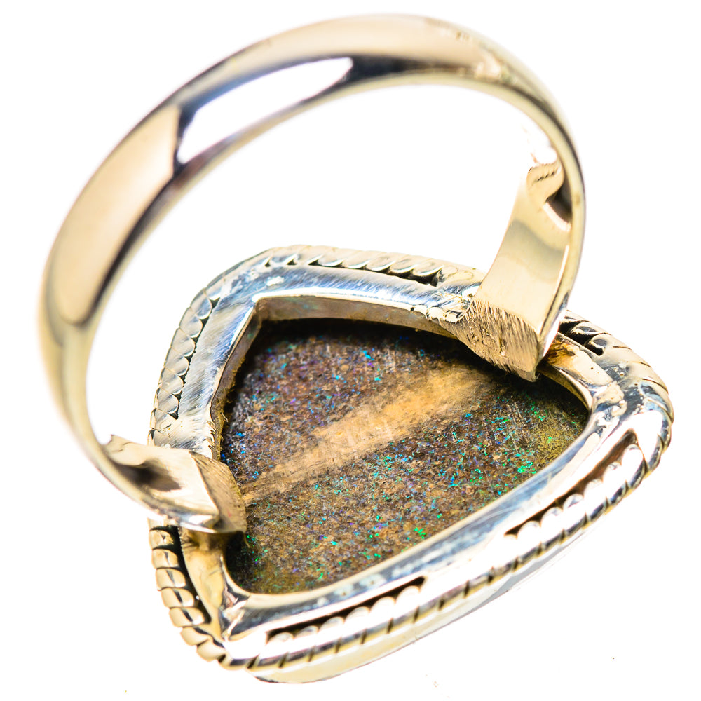 Andamooka Opal Rings handcrafted by Anasilvercos - RING131763 - Photo 3