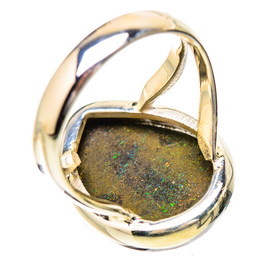Andamooka Opal Rings handcrafted by Anasilvercos - RING131764 - Photo 3