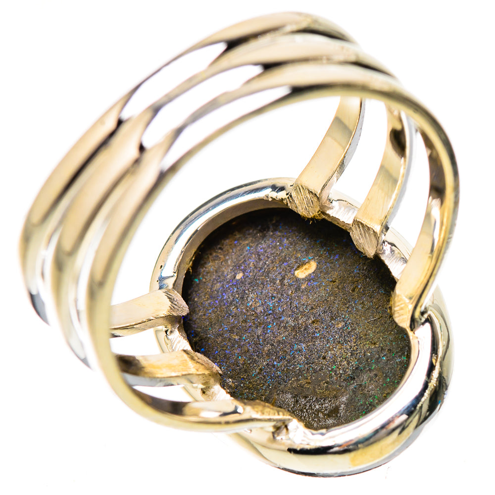 Andamooka Opal Rings handcrafted by Anasilvercos - RING131776 - Photo 3