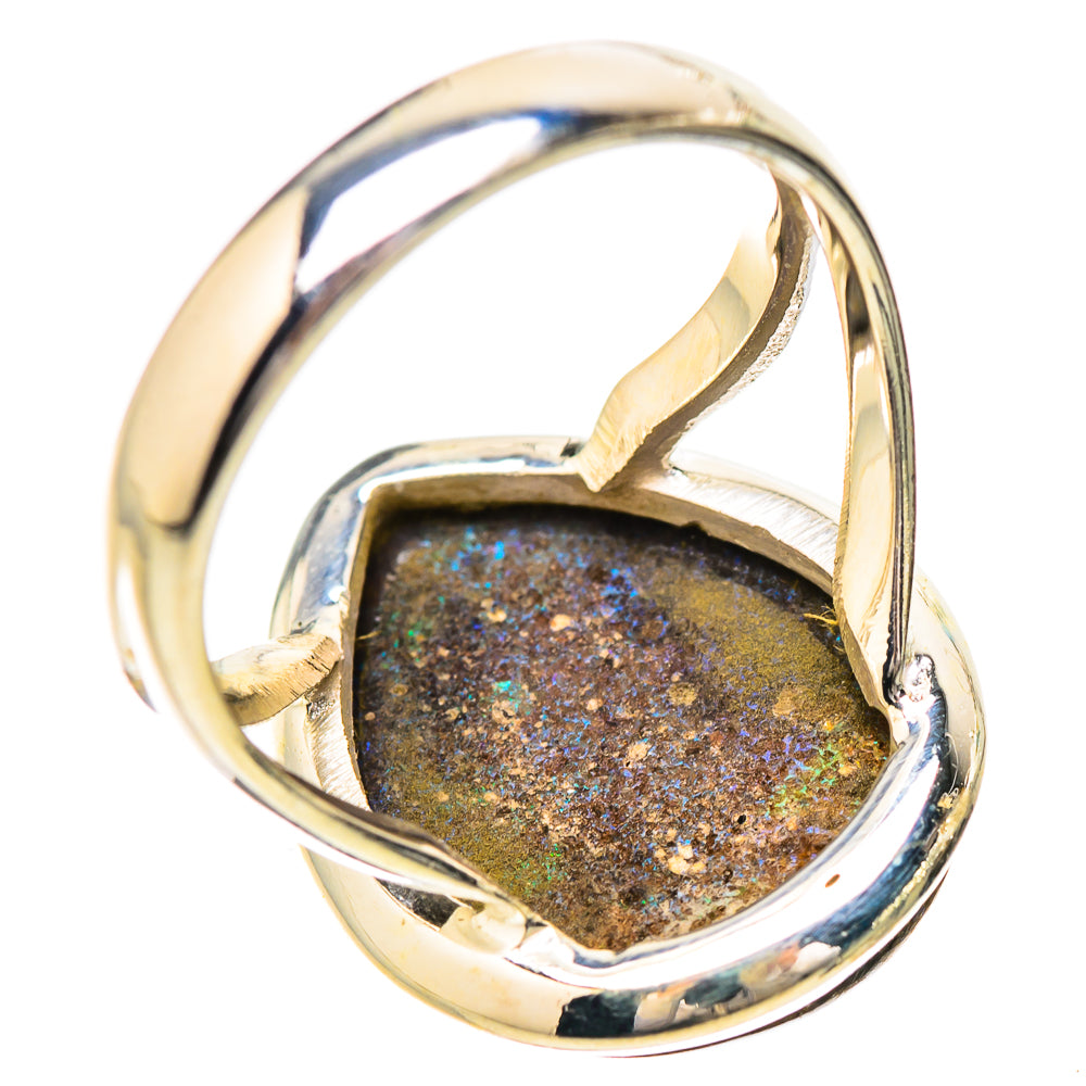 Andamooka Opal Rings handcrafted by Anasilvercos - RING131777 - Photo 3