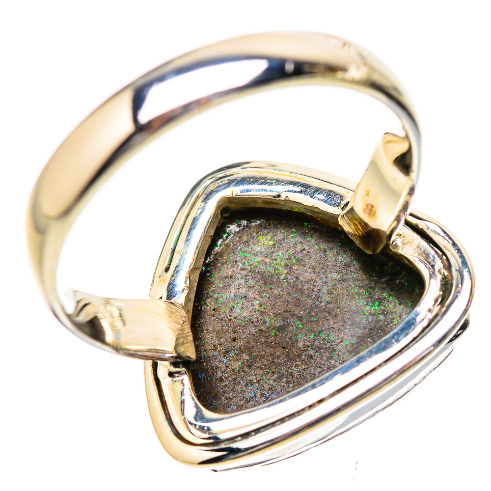 Andamooka Opal Rings handcrafted by Anasilvercos - RING131778 - Photo 3
