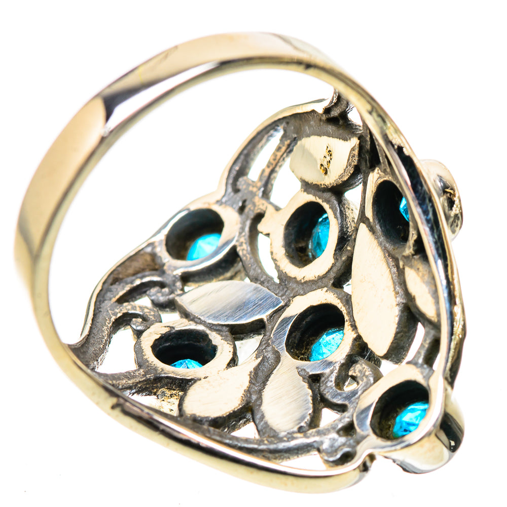 Swiss Blue Topaz Rings handcrafted by Anasilvercos - RING131779 - Photo 3