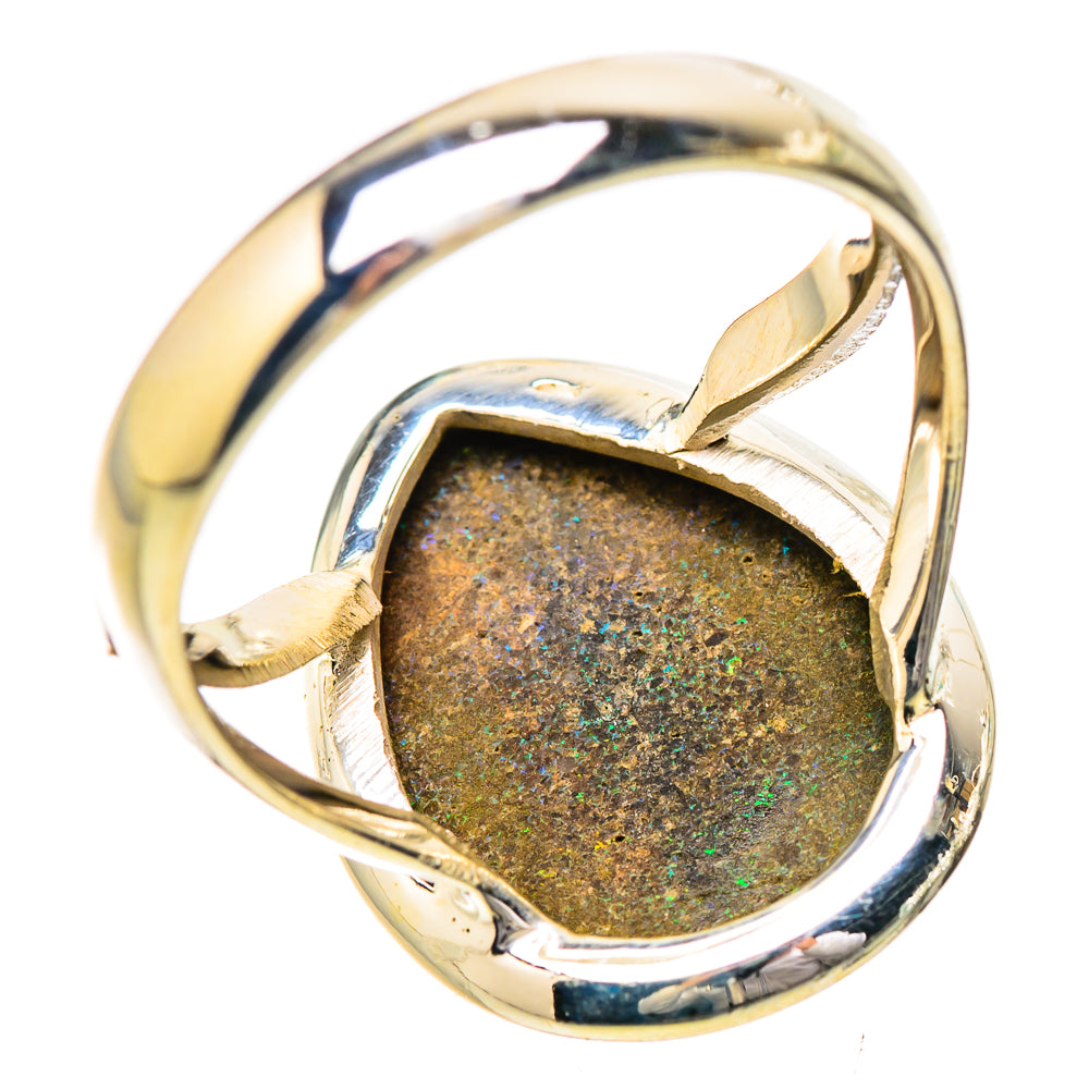 Andamooka Opal Rings handcrafted by Anasilvercos - RING131795 - Photo 3