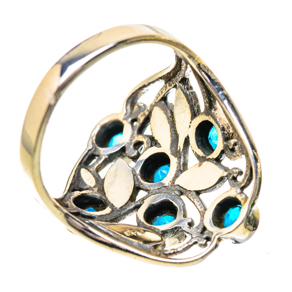 Swiss Blue Topaz Rings handcrafted by Anasilvercos - RING131798 - Photo 3