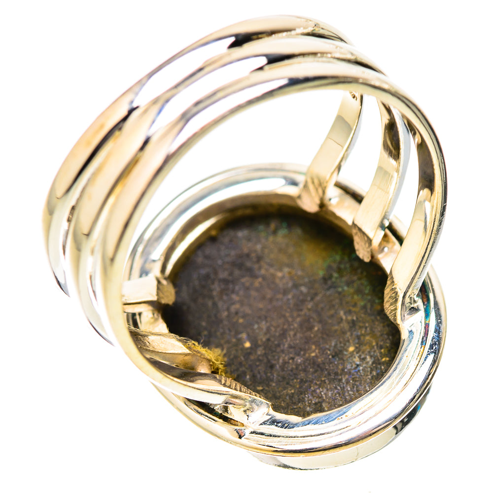Andamooka Opal Rings handcrafted by Anasilvercos - RING131805 - Photo 3