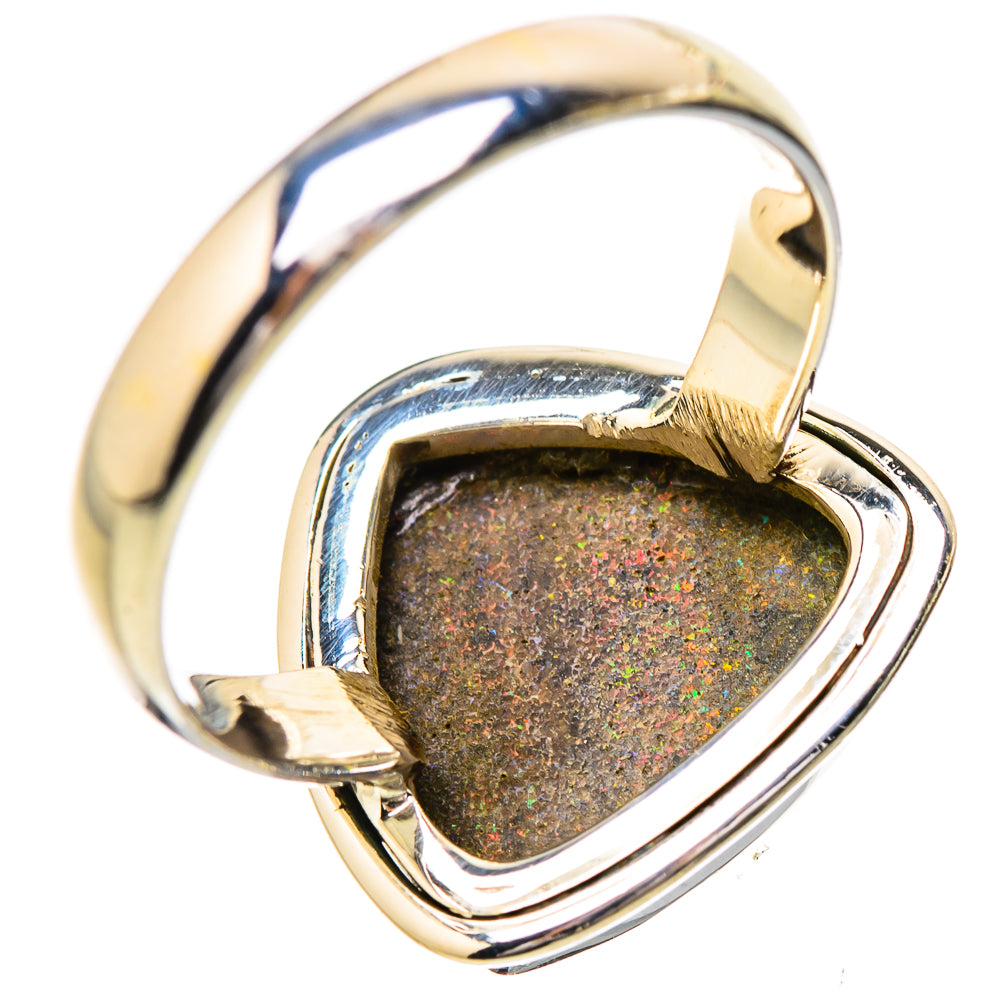 Andamooka Opal Rings handcrafted by Anasilvercos - RING131806 - Photo 3
