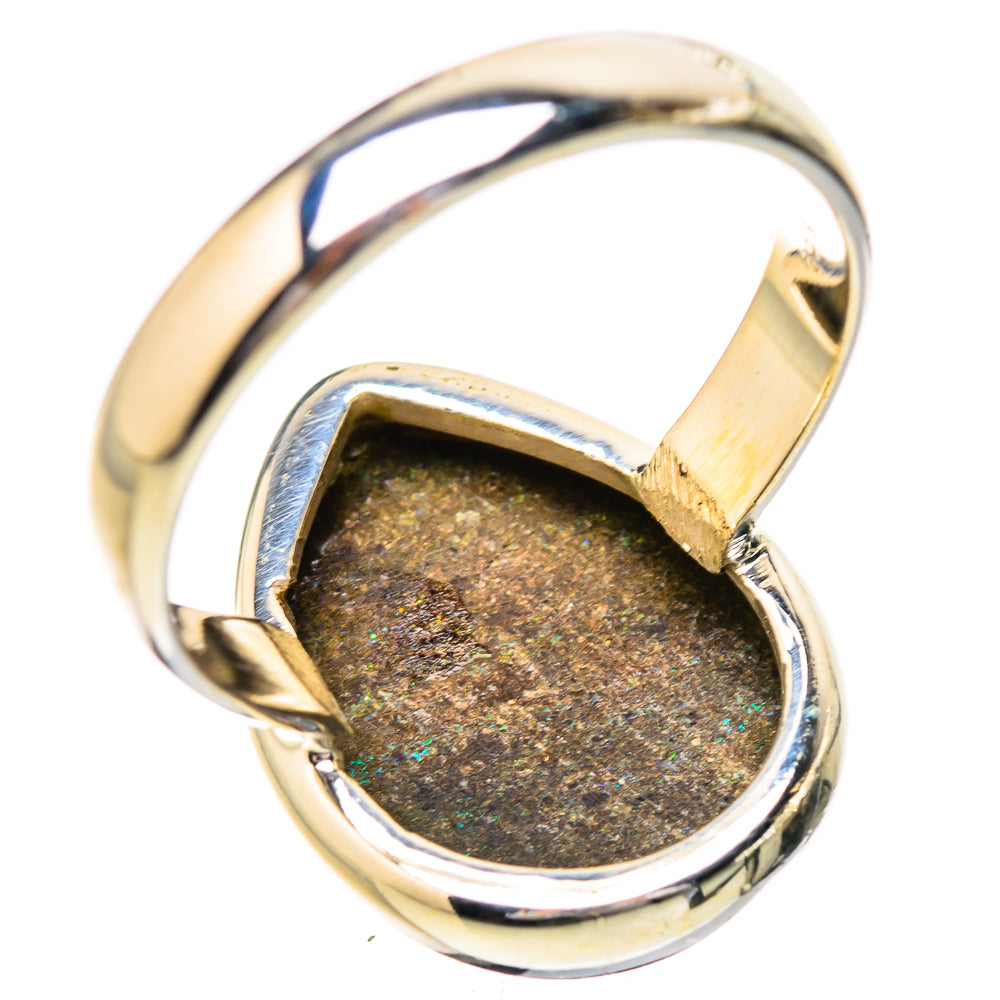 Andamooka Opal Rings handcrafted by Anasilvercos - RING131816 - Photo 3