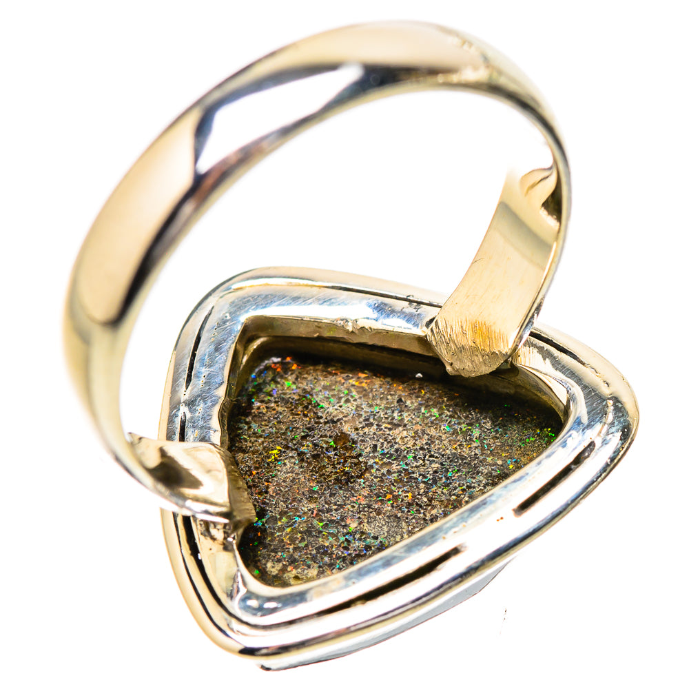 Andamooka Opal Rings handcrafted by Anasilvercos - RING131836 - Photo 3