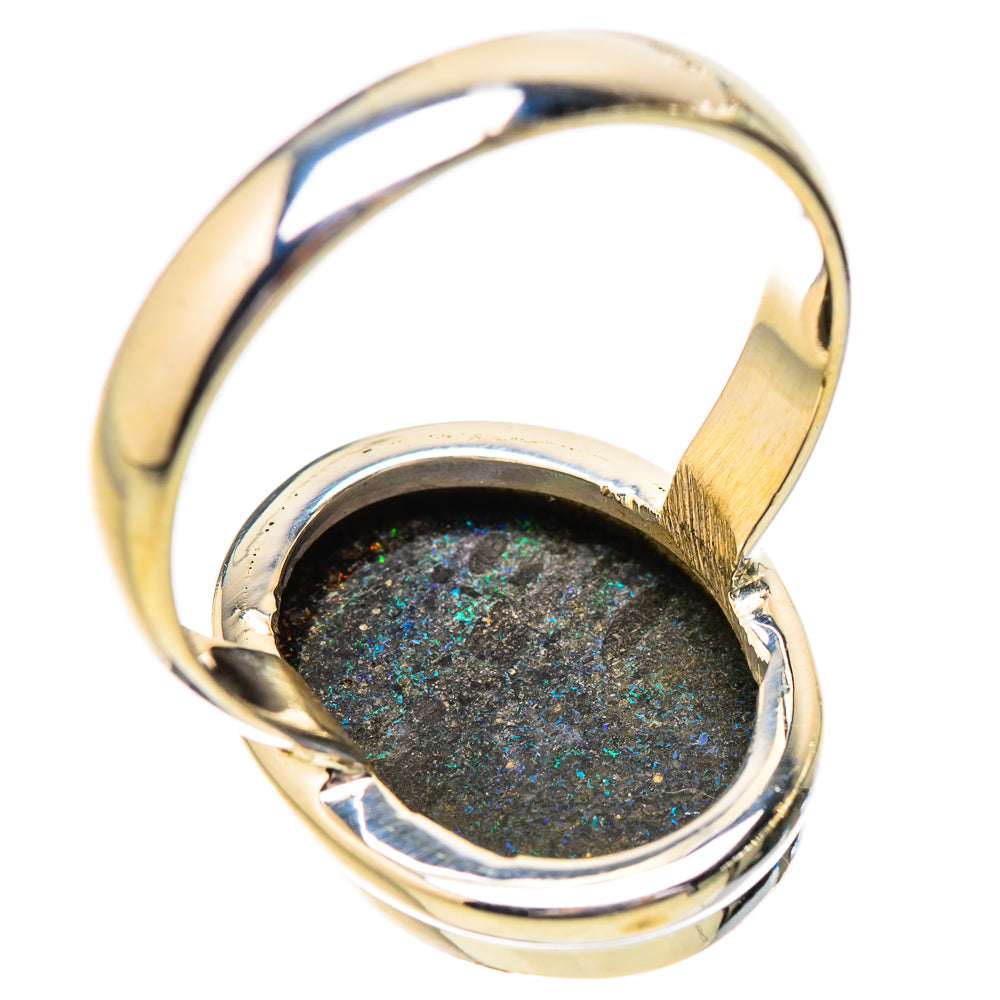 Andamooka Opal Rings handcrafted by Anasilvercos - RING131837 - Photo 3