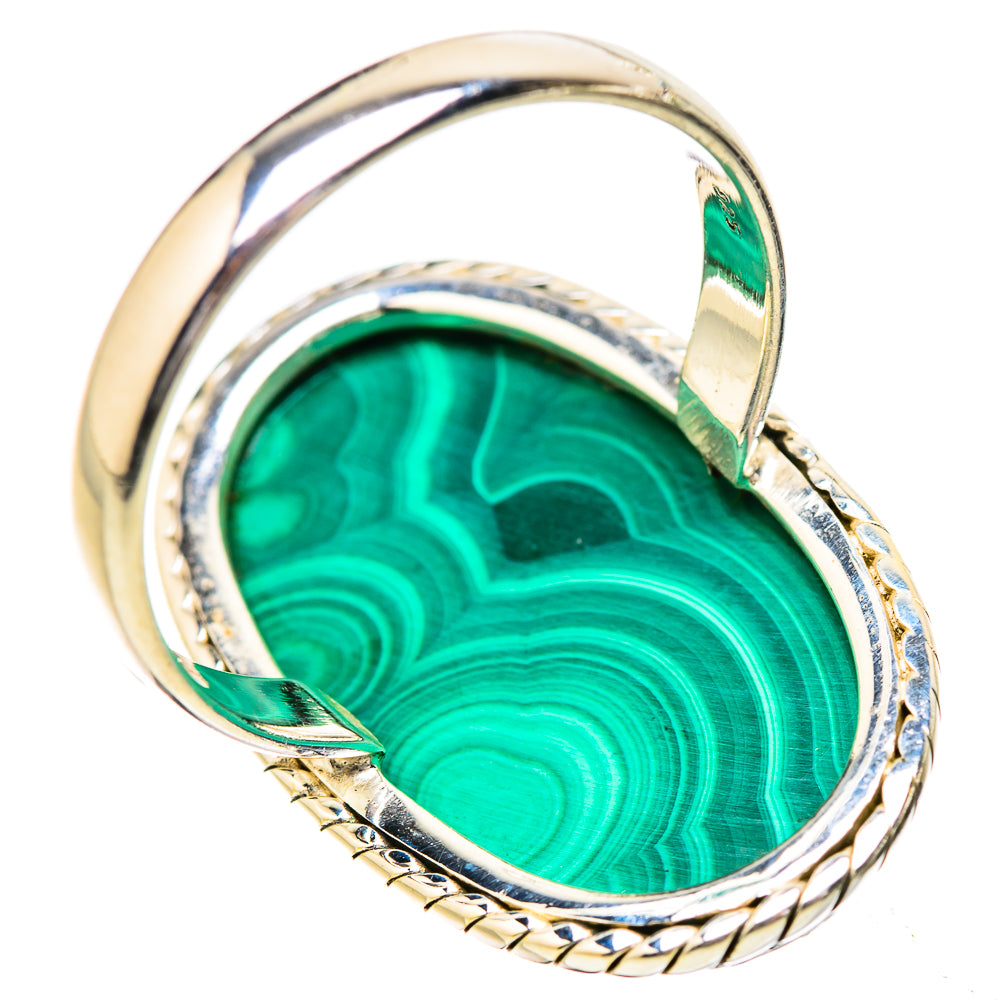 Malachite Rings handcrafted by Anasilvercos - RING131861 - Photo 3