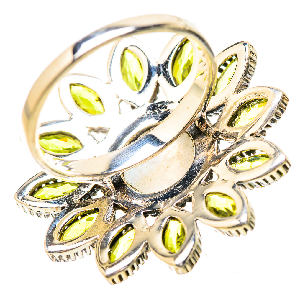 Rainbow Moonstone Rings handcrafted by Anasilvercos - RING131863 - Photo 3