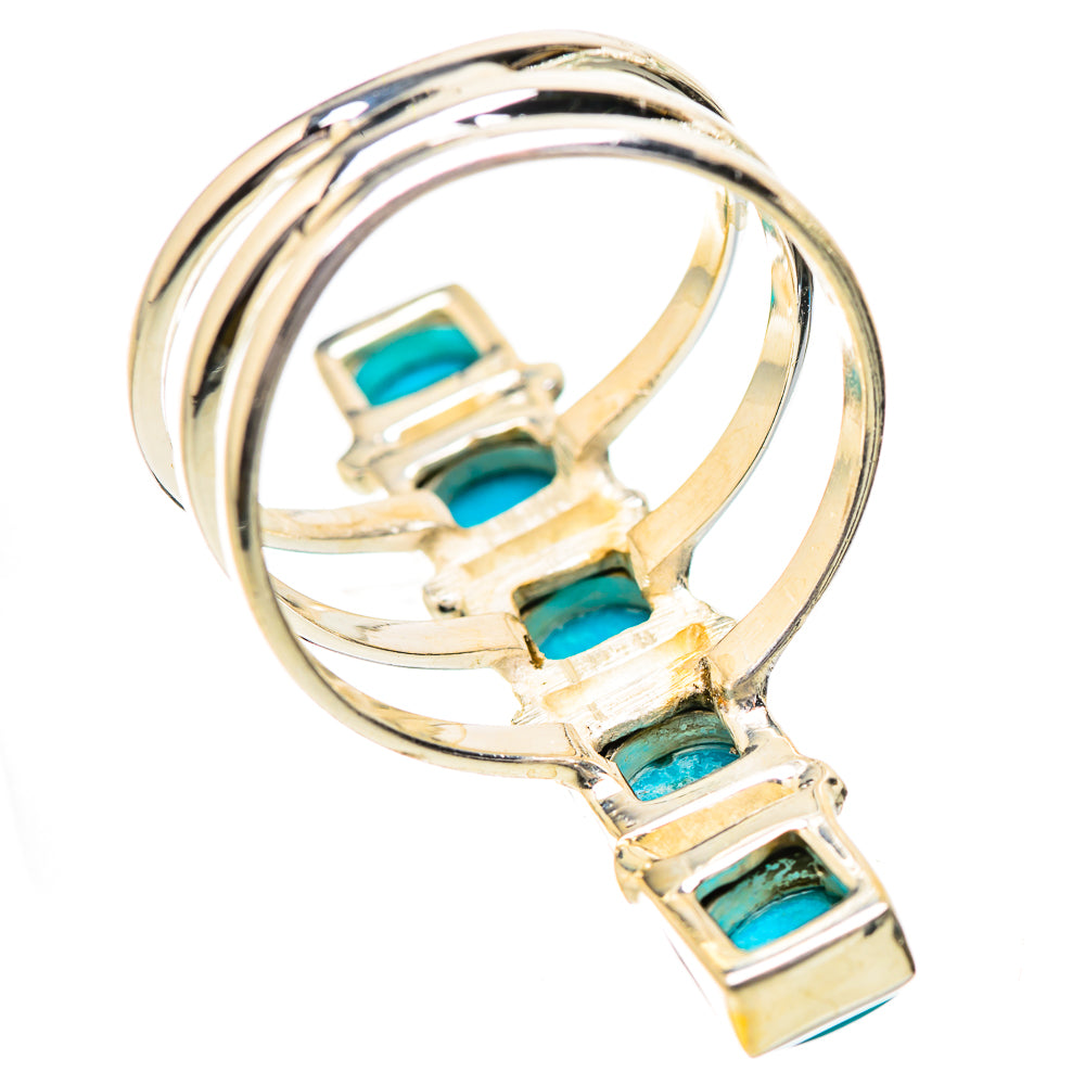 Sleeping Beauty Turquoise Rings handcrafted by Anasilvercos - RING131875 - Photo 3
