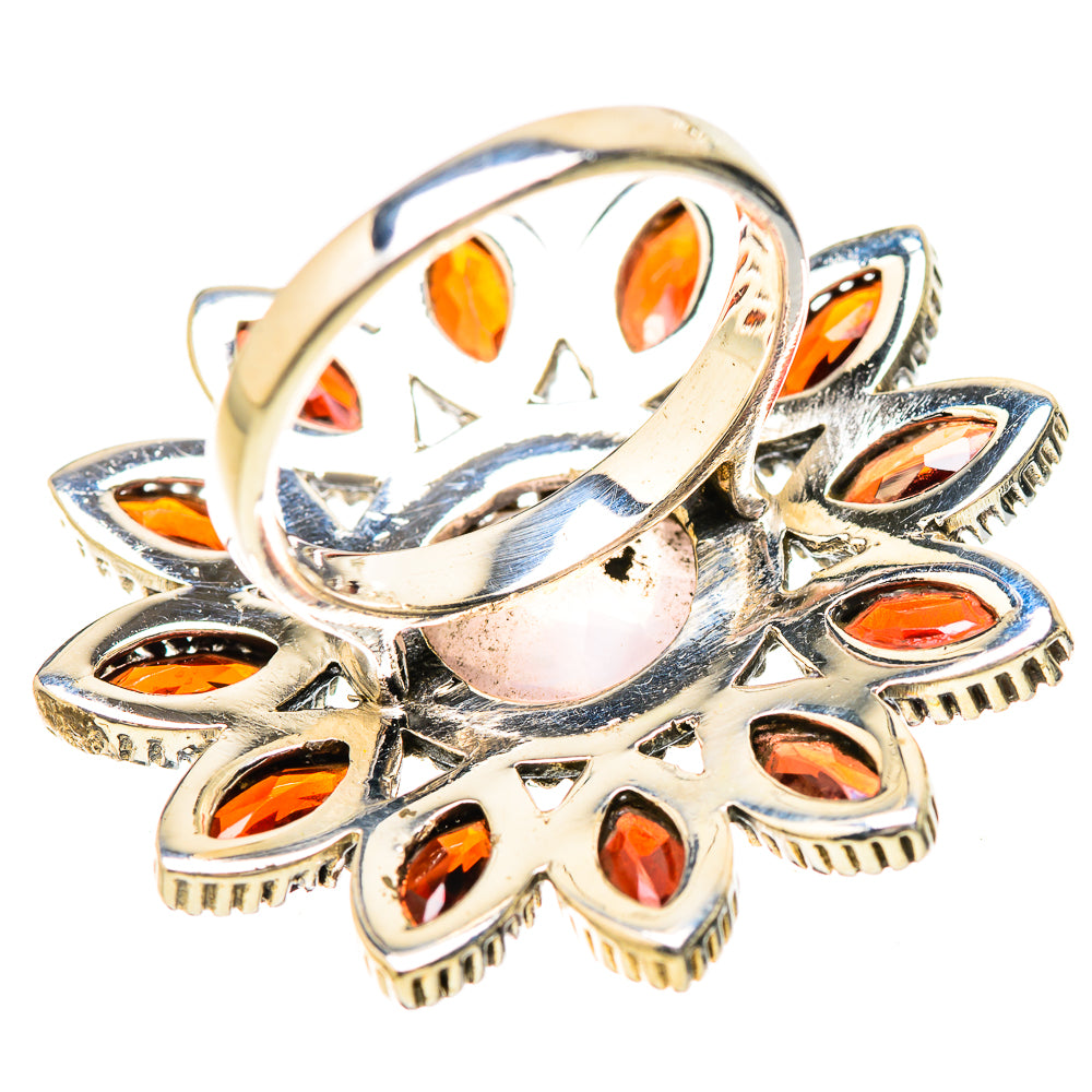Rose Quartz Rings handcrafted by Anasilvercos - RING131902 - Photo 3