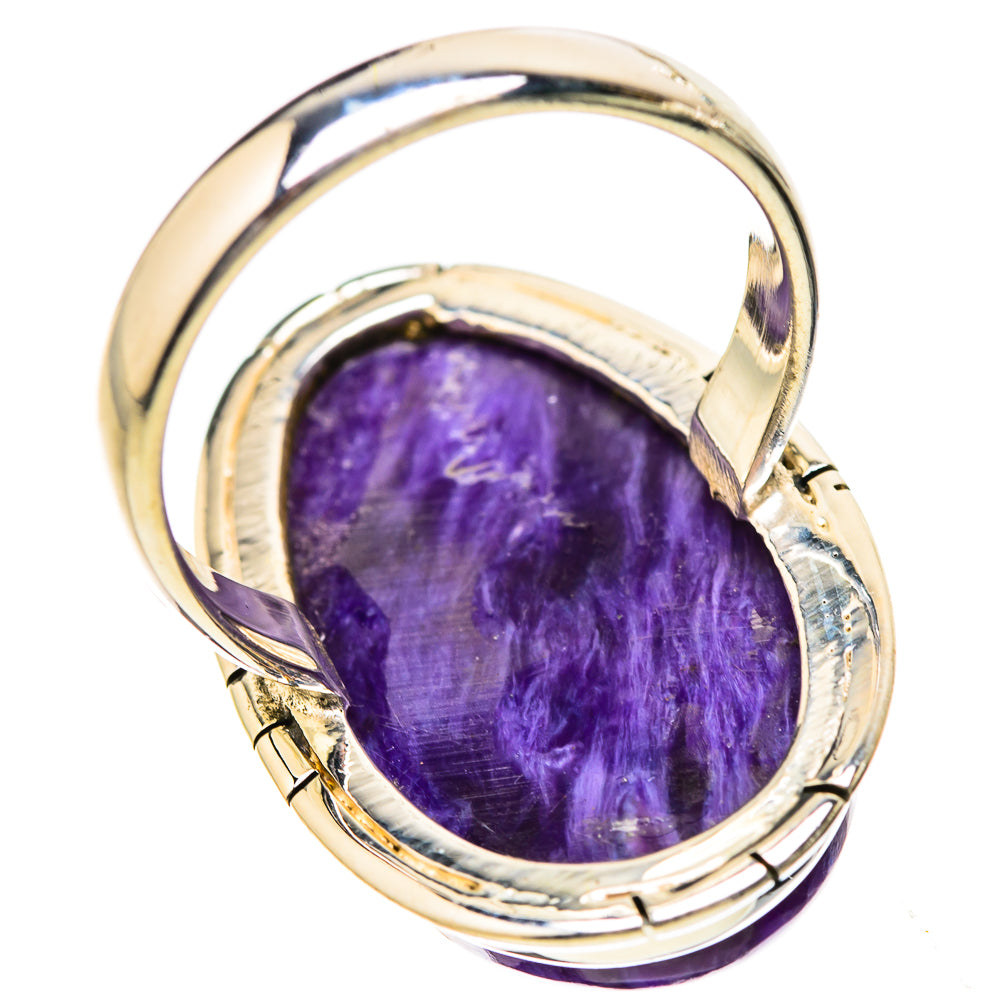 Charoite Rings handcrafted by Anasilvercos - RING131903 - Photo 3