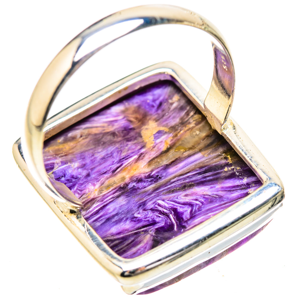 Charoite Rings handcrafted by Anasilvercos - RING131904 - Photo 3