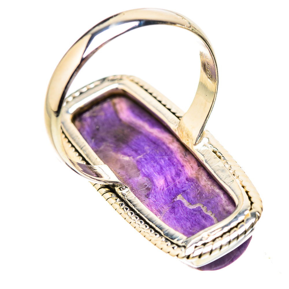 Charoite Rings handcrafted by Anasilvercos - RING131906 - Photo 3