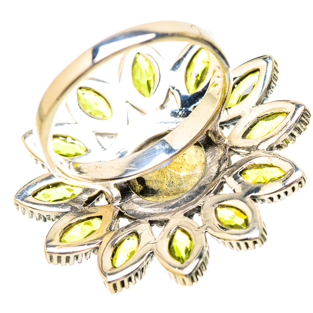 Labradorite Rings handcrafted by Anasilvercos - RING131921 - Photo 3