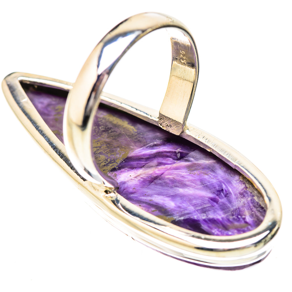 Charoite Rings handcrafted by Anasilvercos - RING131924 - Photo 3