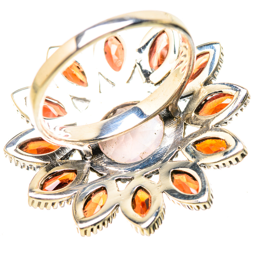 Rose Quartz Rings handcrafted by Anasilvercos - RING131941 - Photo 3