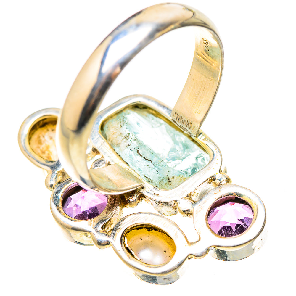 Aquamarine Rings handcrafted by Anasilvercos - RING131968 - Photo 3