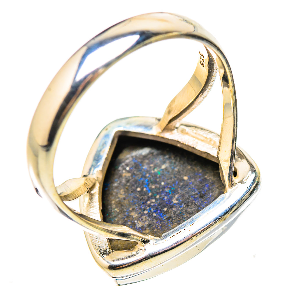 Andamooka Opal Rings handcrafted by Anasilvercos - RING131969 - Photo 3