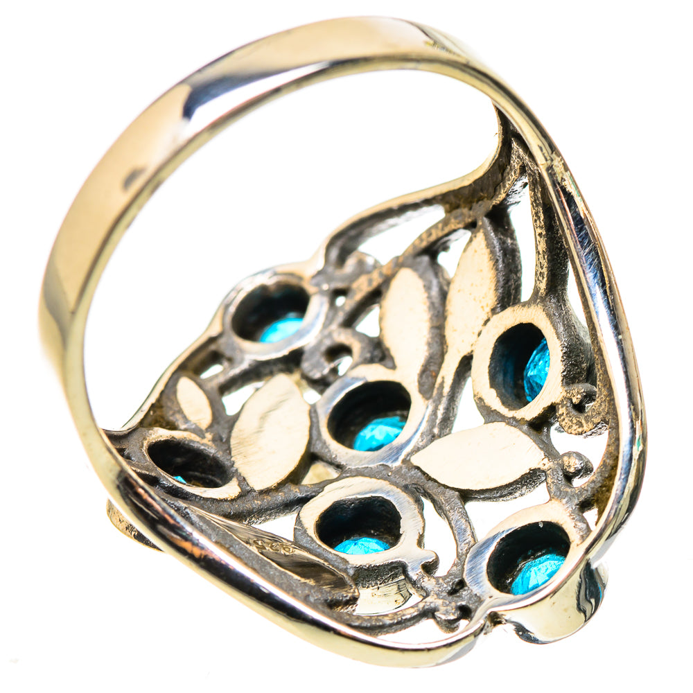 Swiss Blue Topaz Rings handcrafted by Anasilvercos - RING131972 - Photo 3