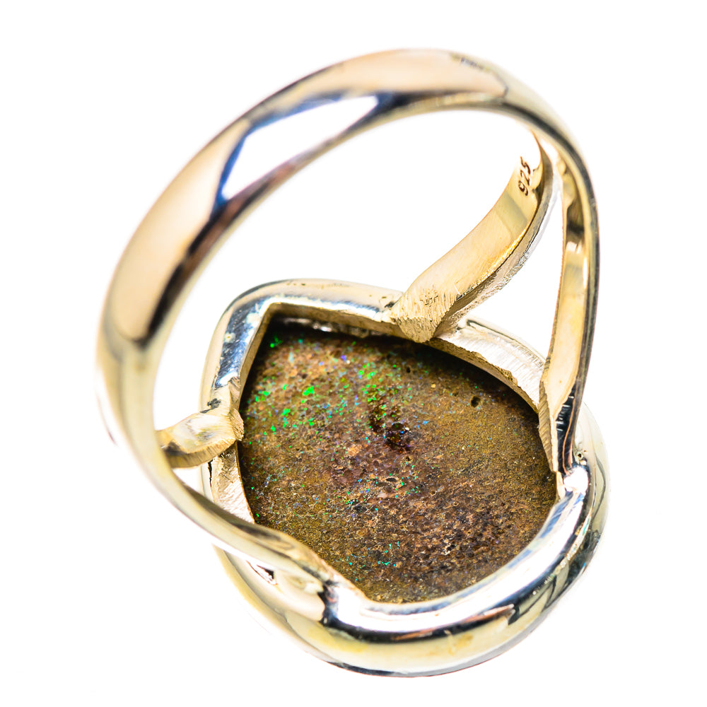 Andamooka Opal Rings handcrafted by Anasilvercos - RING131984 - Photo 3