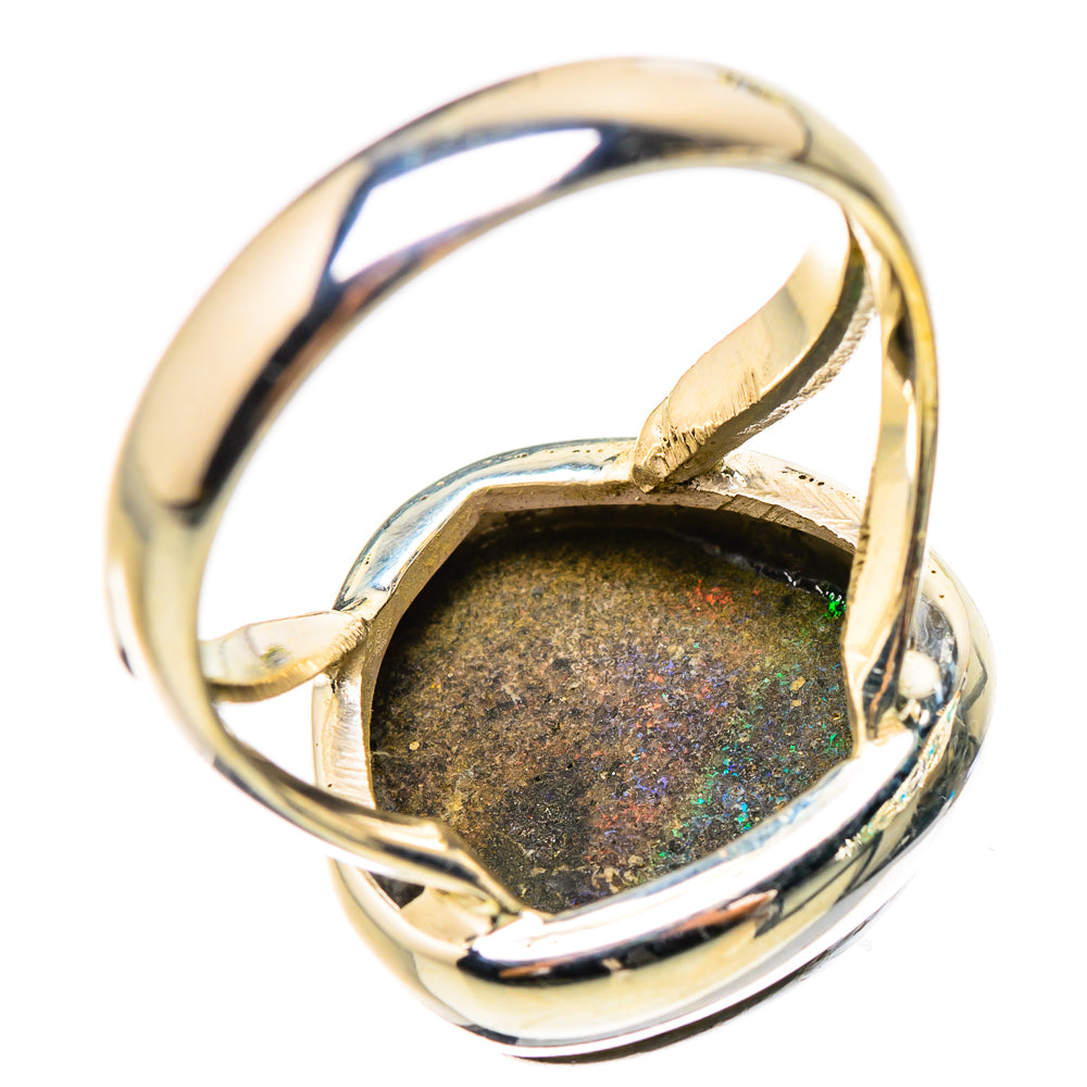 Andamooka Opal Rings handcrafted by Anasilvercos - RING131997 - Photo 3