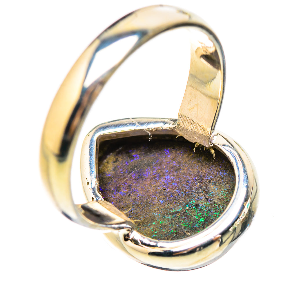 Andamooka Opal Rings handcrafted by Anasilvercos - RING131998 - Photo 3